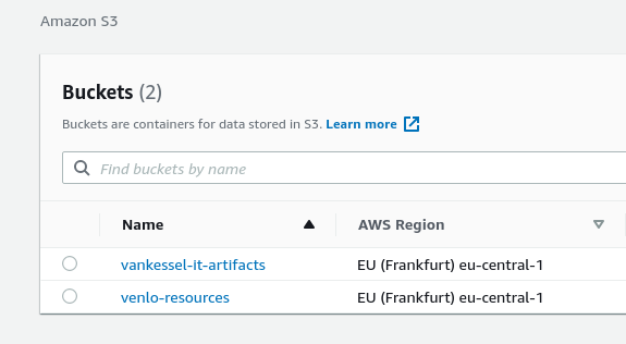 aws s3 buckets