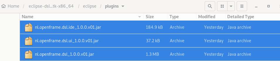 real plugin files moved