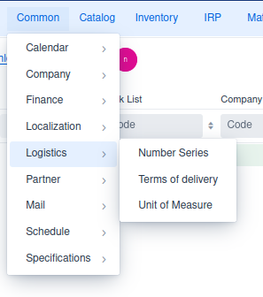 intro entity to page menu