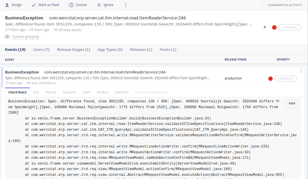 overview monitoring bugsnag trace