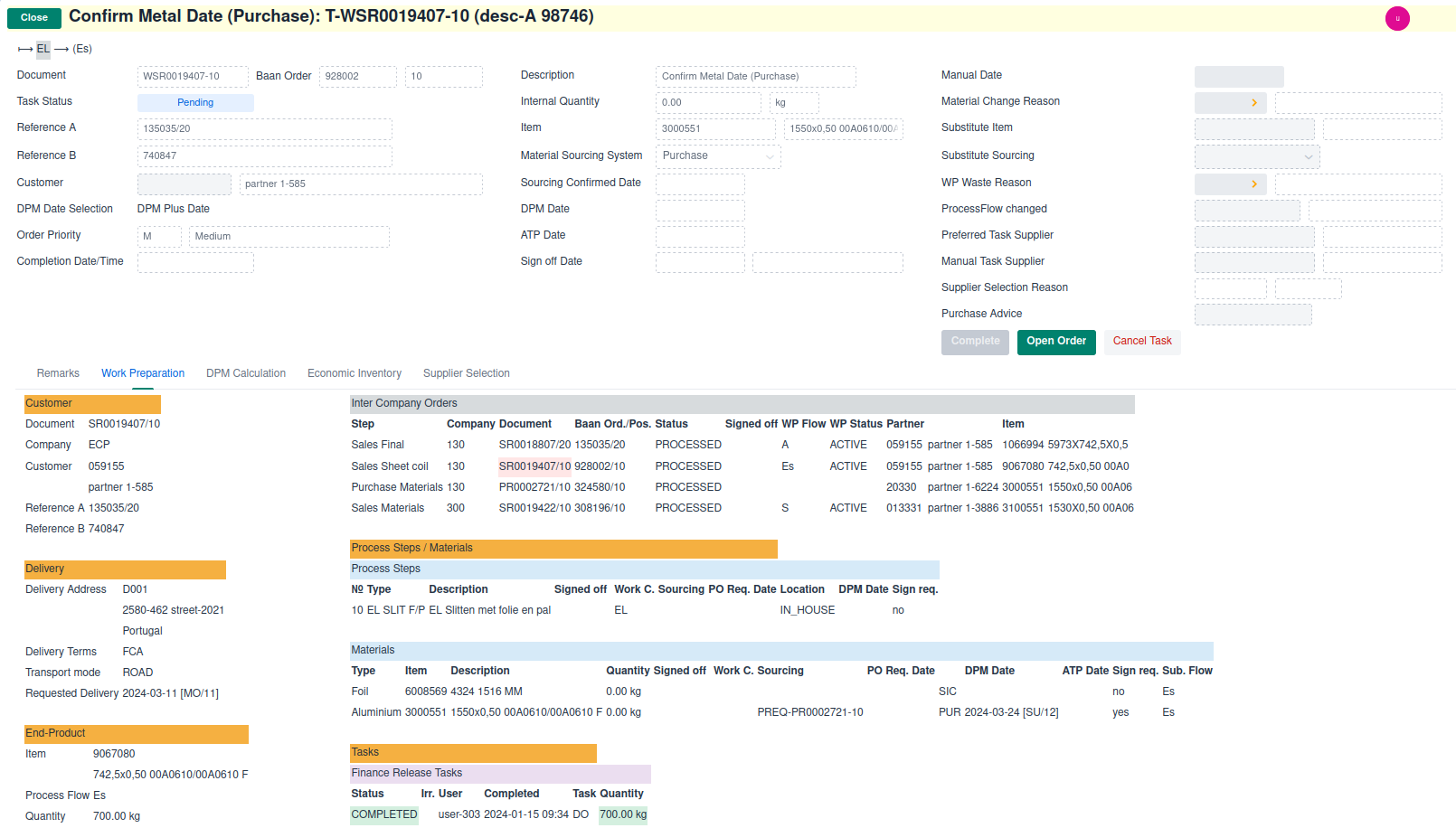 overview real wp metal waiting task