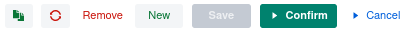 buttonbar confirm