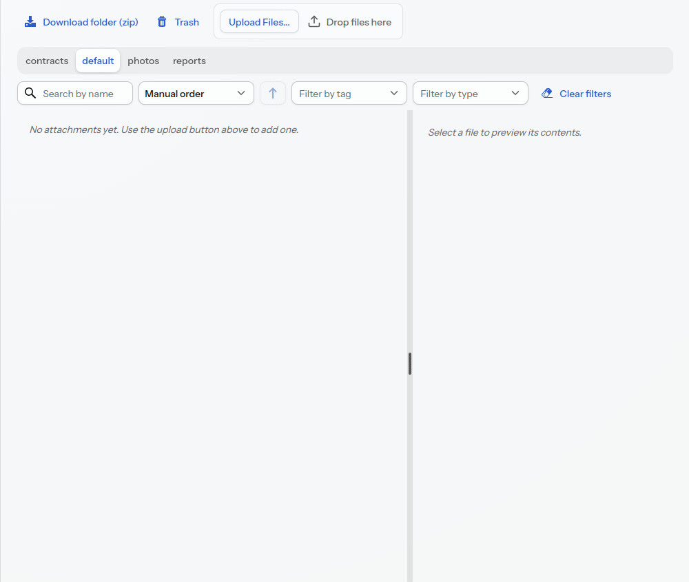 Upload van bestanden met automatische AI-samenvatting